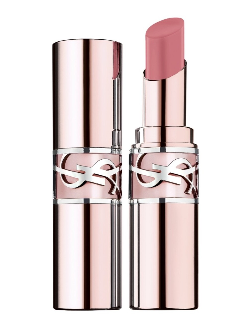 YSL Candy Glow Sheer Shine Color & Care Lip Balm: Nude Lavalliere 44B .10oz, NIB